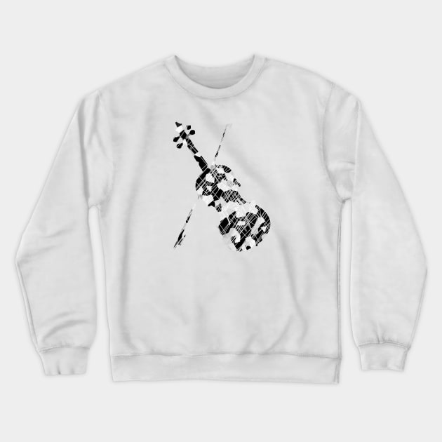 Violin Crewneck Sweatshirt by GramophoneCafe